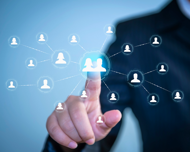 Netzwerk Ein Veranschaulichkeitsbild eines Netzwerks